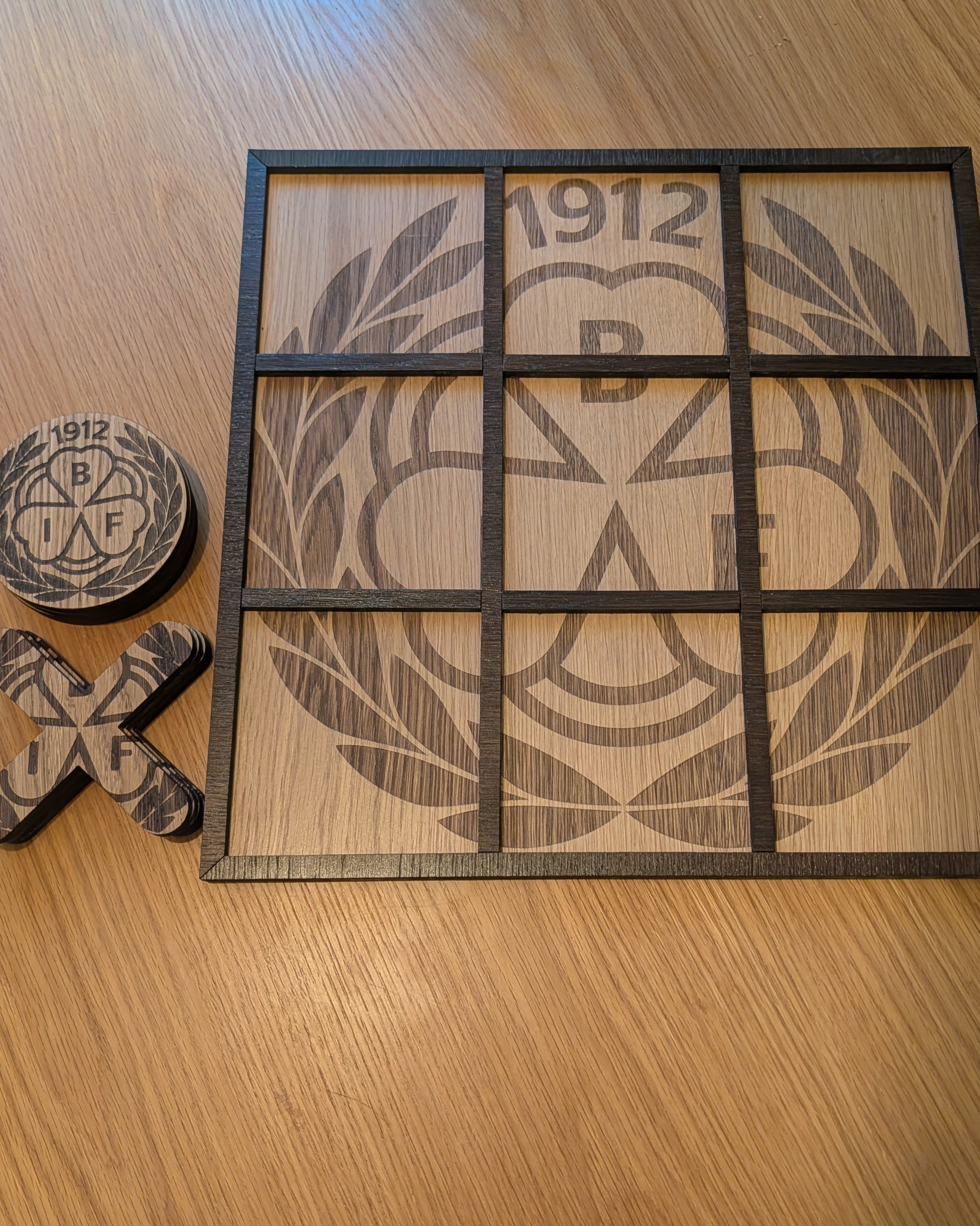 Tic Tac Toe - Glasunderlägg Brynäs