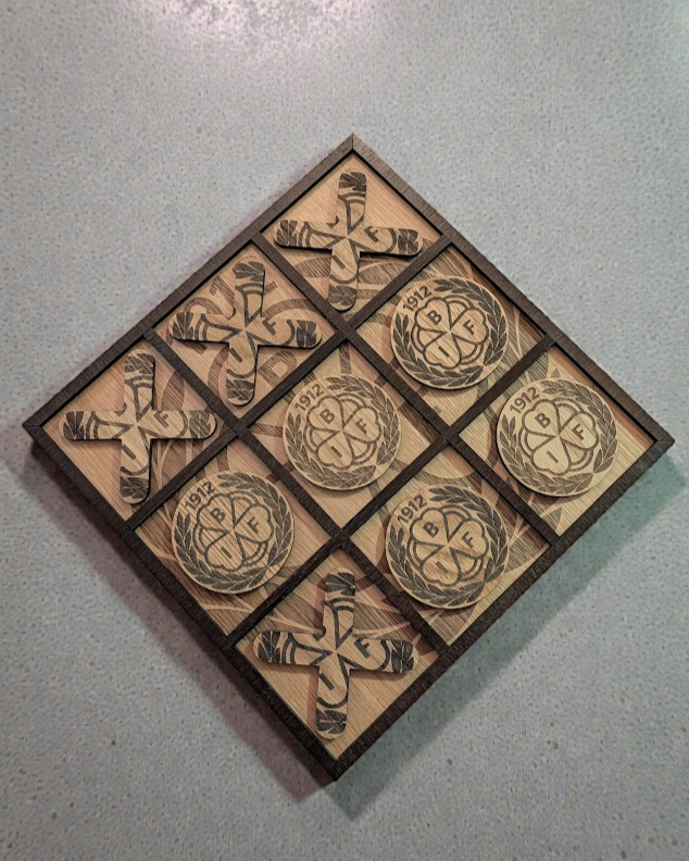 Tic Tac Toe - Glasunderlägg Brynäs